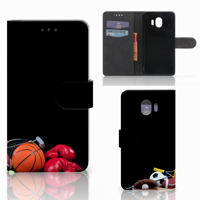 Samsung Galaxy J4 2018 Wallet Case met Pasjes Sports - thumbnail
