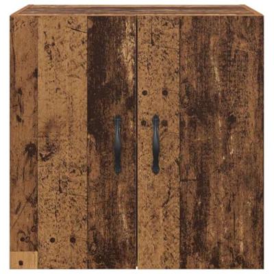 Wandkast Wandgemonteerd Oud hout 60 x 31 x 60 cm Bewerkt hout Wandkast Wandgemonteerd Oud hout 60 x 31 x 60 cm Bewerkt hout
