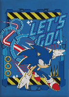 Sonic Fleece plaid Let&apos;s Go 110 x 150 cm - thumbnail