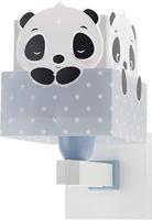 Dalber Kinderkamer wandlampPanda soft blauw - 63169T - thumbnail