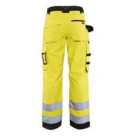 Blåkläder Dames werkbroek High-Vis zonder spijkerzakken 71551811 | High-Vis Geel/Zwart | Maat 46 - 7330509502235 - thumbnail