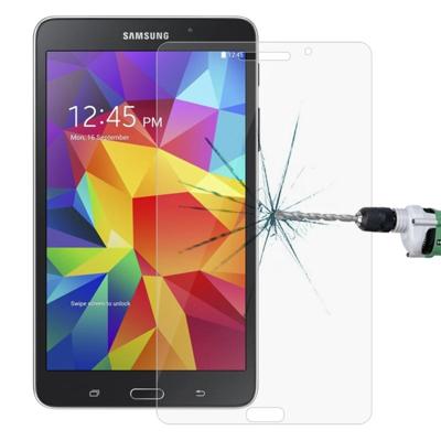 0.4mm 9 H + oppervlaktehardheid 2.5D Explosieveilig gehard glas-Film voor Galaxy Tab 4 7.0 / T230 / T231 / T235(Transparent)