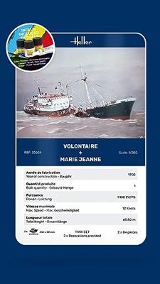 Heller 55604 STARTER KIT VOLONTAIRE + MARIE JEANNE Twinset Bouwpakket Schaal 1:200