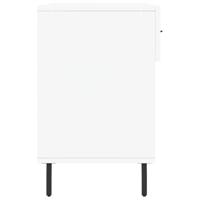 Schoenenbank 102x35x55 cm bewerkt hout wit - thumbnail