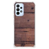 Samsung Galaxy A23 Stevig Telefoonhoesje Old Wood - thumbnail
