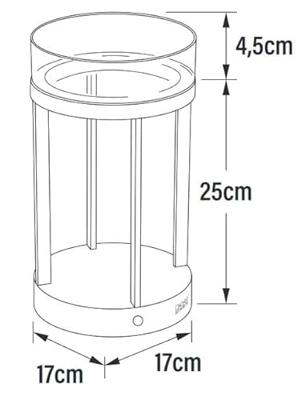 KonstSmide Tafellamp oplaadbaarChieti - 7821-300