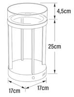 KonstSmide Tafellamp oplaadbaarChieti - 7821-300 - thumbnail