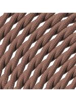 Light depot - Strijkijzersnoer 3-aderig gedraaid - per meter - bruin - Outlet - thumbnail