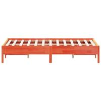 Bedframe massief grenenhout wasbruin 160x200 cm - thumbnail