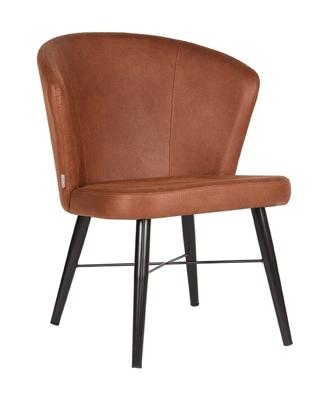 Label51 Fauteuil Wave - Cognac - Microfiber