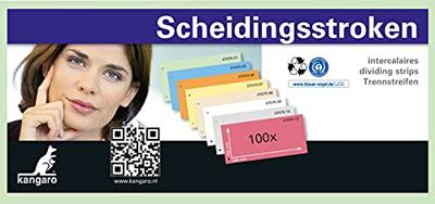 Kangaro 07070-01 Scheidingsstrook 2-gaats 105x240mm 180g RC Groen