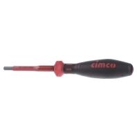 Cimco Cimco Werkzeuge VDE Inbusschroevendraaier Sleutelbreedte (metrisch): 5 mm Koplengte: 75 mm Afmeting, lengte: 180 mm