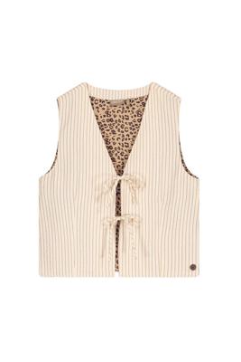 Like Flo zomer gilet meisjes teens - creme - strik - Cameron
