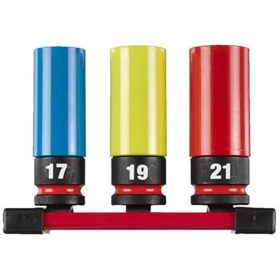 Milwaukee shockwave 1/2 slagmoer doppenset met sleeve 17/19/21 mm - 4932493370