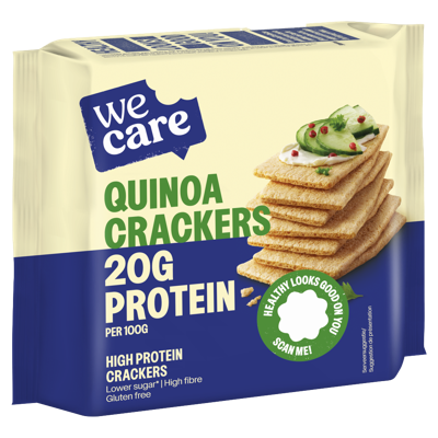 WeCare High Protein Quinoa Crackers WeCare High Protein Quinoa Crackers