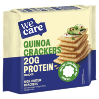 WeCare High Protein Quinoa Crackers - thumbnail