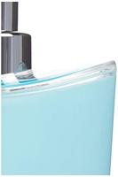 MSV Zeeppompje|dispenser Aveiro - PS kunststof - lichtblauw - 11x14cm - thumbnail