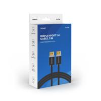 SAVIO DISPLAYPORT (M) - DISPLAYPORT (M) KABEL, V1.4, 3 m, CL-176 - thumbnail