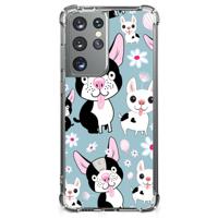 Samsung Galaxy S21 Ultra Case Anti-shock Hondjes - thumbnail