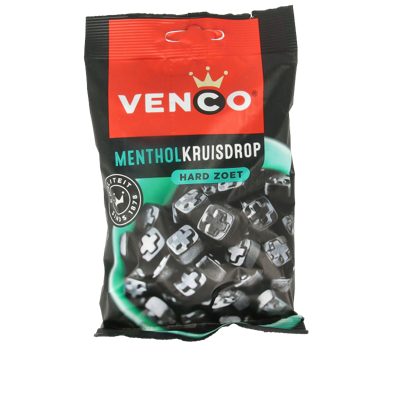 Venco Menthol kruisdrop 120 Gram Venco Menthol kruisdrop 120 Gram