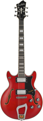 Hagstrom Alvar Wild Cherry Transparant