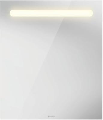 Spiegel Duravit No.1 Met Horizontale LED Verlichting 60x3.5x70 cm Mat Wit Duravit Spiegel Duravit No.1 Met Horizontale LED Verlichting 60x3.5x70 cm Mat Wit Duravit