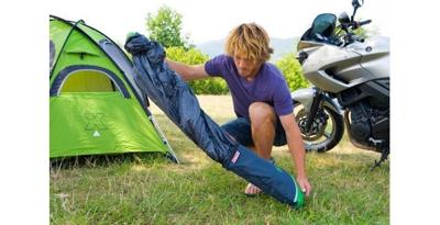 Coleman Biker Mummie Slaapzak Grijs/Groen