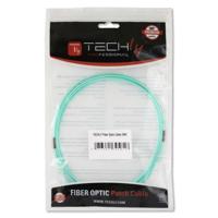 Techly LC M-M 15m Glasvezel kabel Blauw - thumbnail