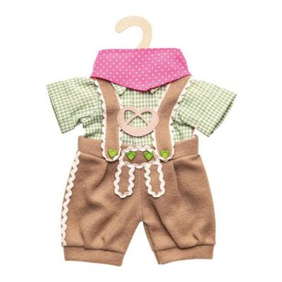Heless Poppenkleding lederhosen met overhemd en sjaal,35-45 cm
