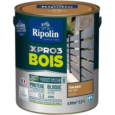 Houtverf - RIPOLIN - 8001 - Houttint - Satijn - 2.5L