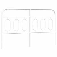 Hoofdbord 140 cm metaal wit - thumbnail