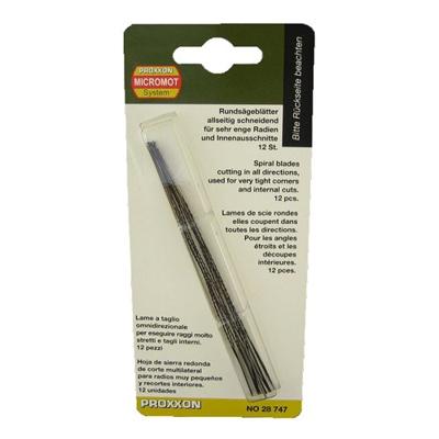 Proxxon Micromot 28747 12 stuk(s) Ronde zaagbladen zonder dwarsstift, zaagt aan alle kanten Voor kunststof, zacht en hard hout Proxxon Micromot 28747 12 stuk(s) Ronde zaagbladen zonder dwarsstift, zaagt aan alle kanten Voor kunststof, zacht en hard hout