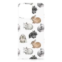 Case Anti-shock voor iPhone 15 Pro Max Konijntjes - thumbnail
