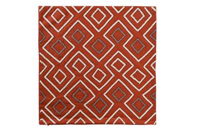 Kussenhoes DKD Home Decor Terra cotta Geometrisch 50 x 1 x 50 cm Kussenhoes DKD Home Decor Terra cotta Geometrisch 50 x 1 x 50 cm