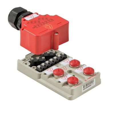 Weidmüller SAI-4-M-MVV-M12 1:1 2009620000 Passieve sensor/actorbox M12-verdeler met metalen schroefdraad (afgeschermd) 1 stuk(s) Piece