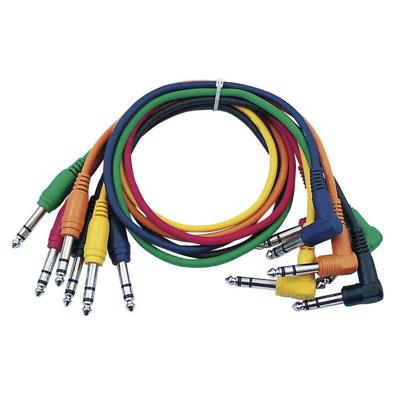 DAP DAP FL15 - 6 coloured bal. patch straight > 90° 60 cm, zwart