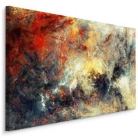 Schilderij - Donkere Abstractie, 5 maten, Premium Print - thumbnail