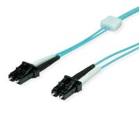 saCon glasvezel LED patchkabel duplex 50/125µm OM3, LC/LC, turkoois, 7,5 m - thumbnail