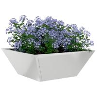 Tuin Kom Plantenbak 5 pcs Zilver 40 x 40 x 15 cm - thumbnail