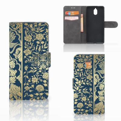 Nokia 3.1 (2018) Hoesje Beige Flowers Nokia 3.1 (2018) Hoesje Beige Flowers