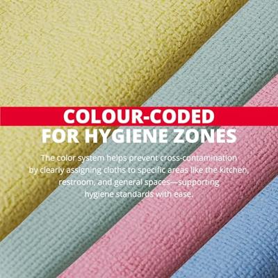 Vileda microvezeldoek Purmicro Active, pak van 5 stuks, rood