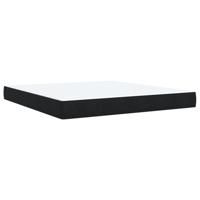 Boxspring met matras fluweel zwart 120x200 cm - thumbnail