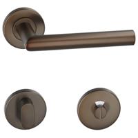 HDD Pro DEURKRUK PRO I SHAPE 19MM MAT BRONS op rond rozet - thumbnail