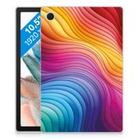Back Cover voor Samsung Galaxy Tab A8 2021/2022 Regenboog - thumbnail