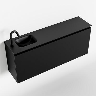 MONDIAZ OLAN 120cm toiletmeubel urban. LEX wastafel urban links 1 kraangat