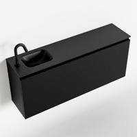 MONDIAZ OLAN 120cm toiletmeubel urban. LEX wastafel urban links 1 kraangat - thumbnail