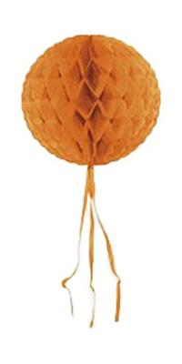Oranje honeycomb bol - 30 cm