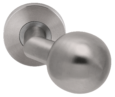 PF Gekr bolknop ¢50 vast op rozet ¢54mm zonder nok