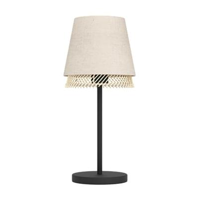 Eglo TafellampTabley linnen met rotan - 43977