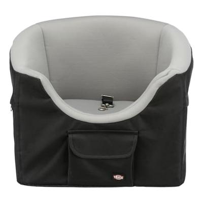 Trixie hondenmand autostoel zwart / grijs 45x42x39 cm